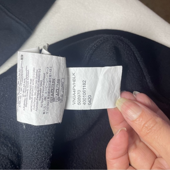 Vans Black Floral Checkerboard Sleeve Hoodie Pullover Sweatshirt Streetwear - Picture 14 of 15